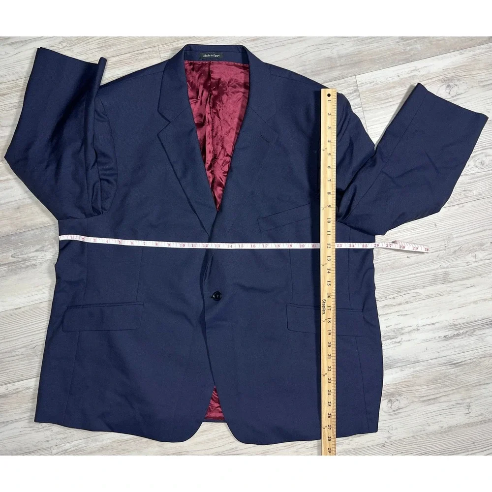Alexandre *London* Men's‎ Navy Blue Suit Jacket Blazer Tailored Fit Size 44R